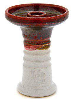 HJ Retro Harmony Hookah Bowl - Red Eye Over White - shishagear - UK