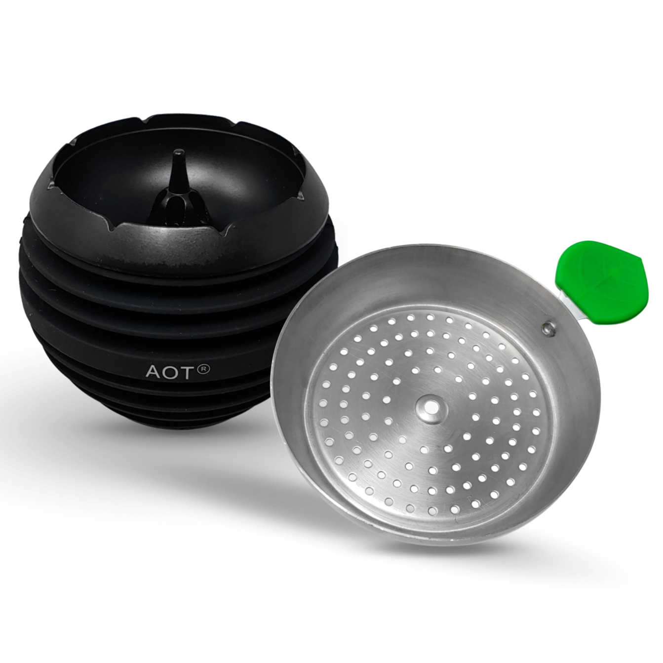 Apple on Top Hookah Bowl Black