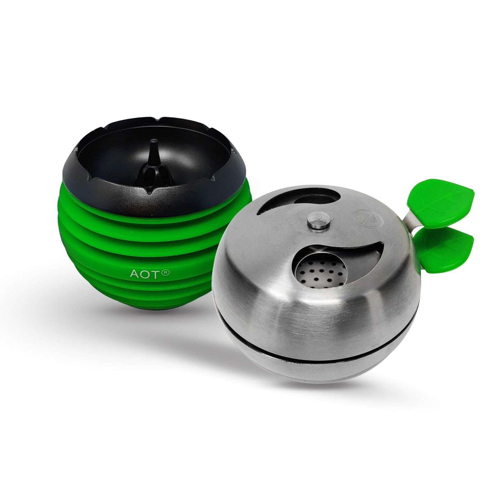 Apple on Top Hookah Bowl Green - shishagear - UK