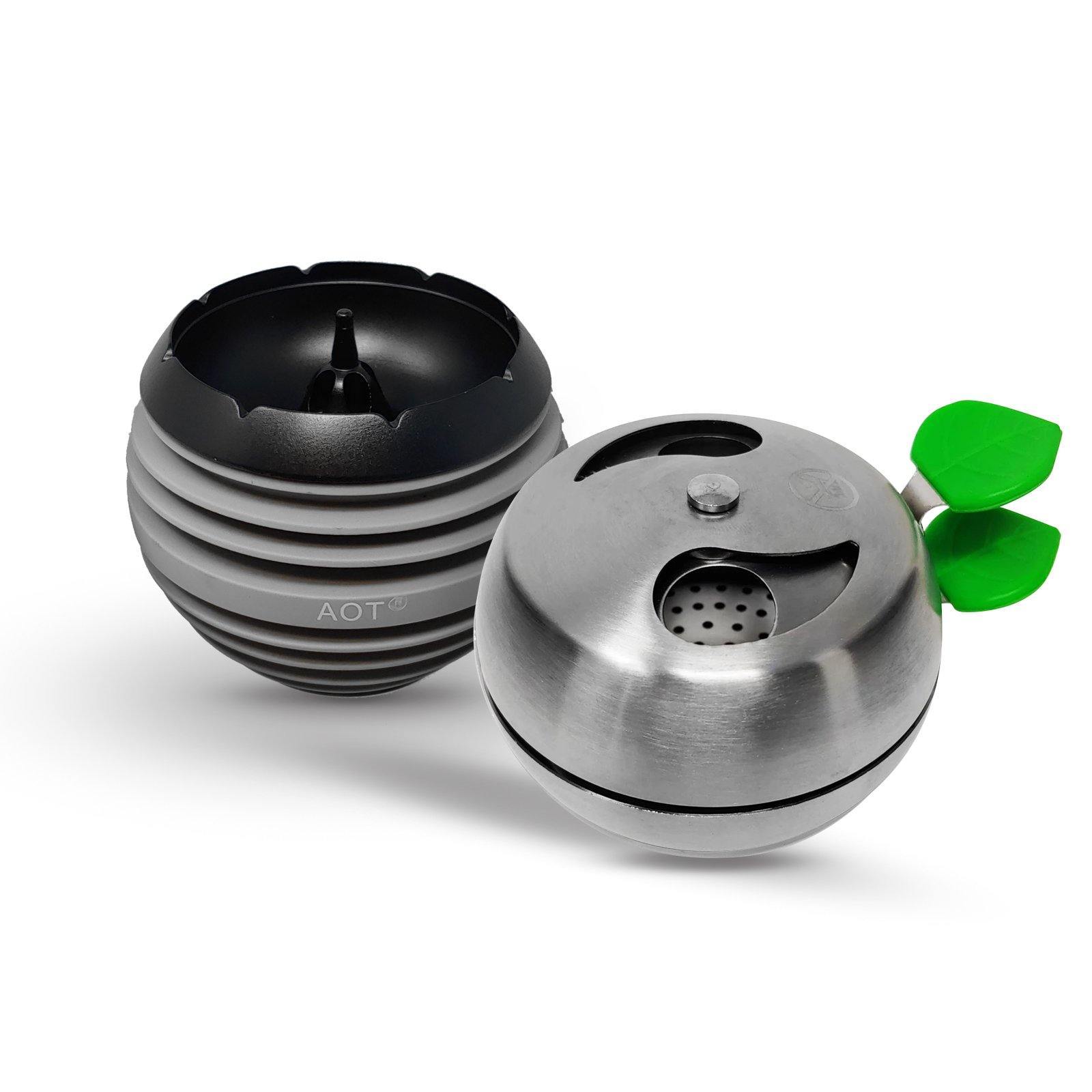 Apple on Top Hookah Bowl Grey - shishagear - UK