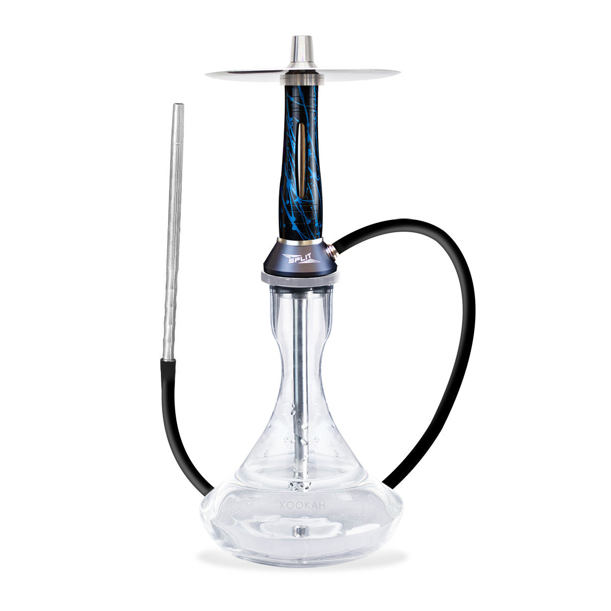 Nova Smoke Split Hookah - Black Blue