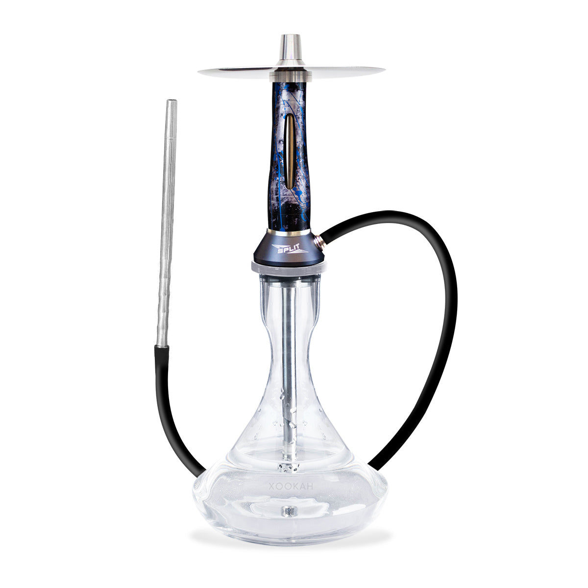 Nova Smoke Split Hookah - Metallic Splash