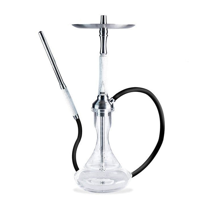 Ash Wood Atomic Hookah - Noir (White)