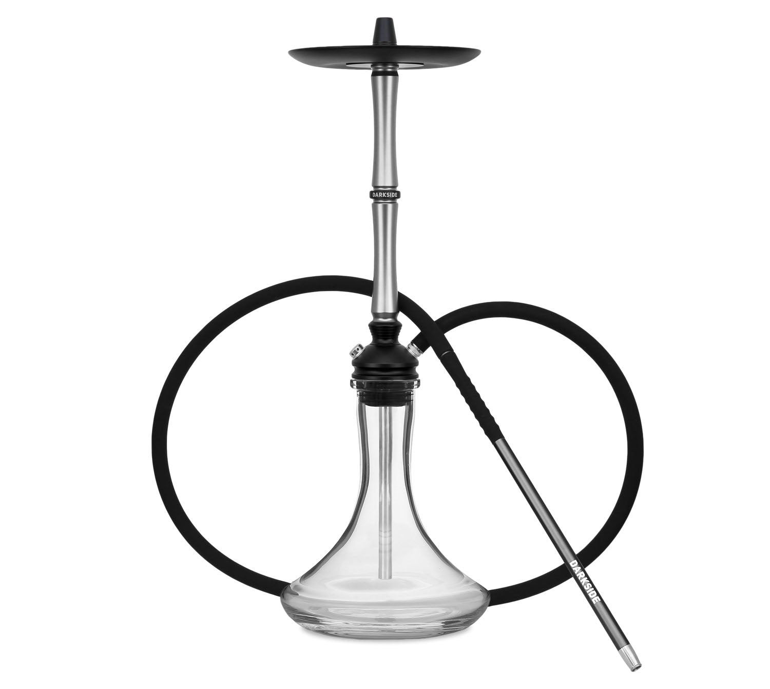 Darkside Hookah With Base - Mars (Stealth Grey)