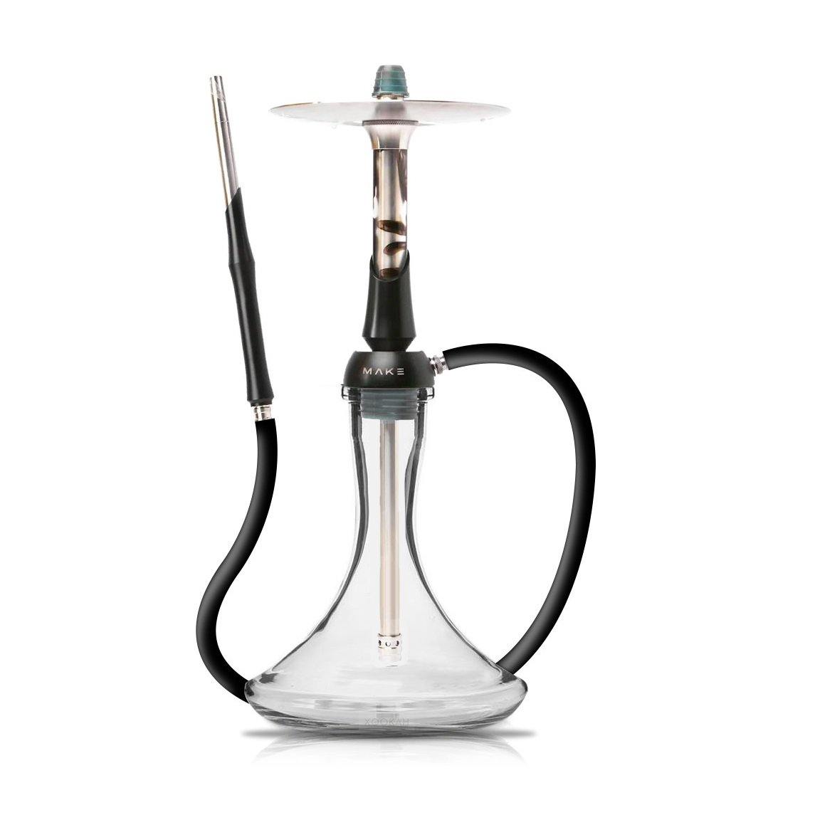 Make Hookah With Base Shisha - Silver Acrylic