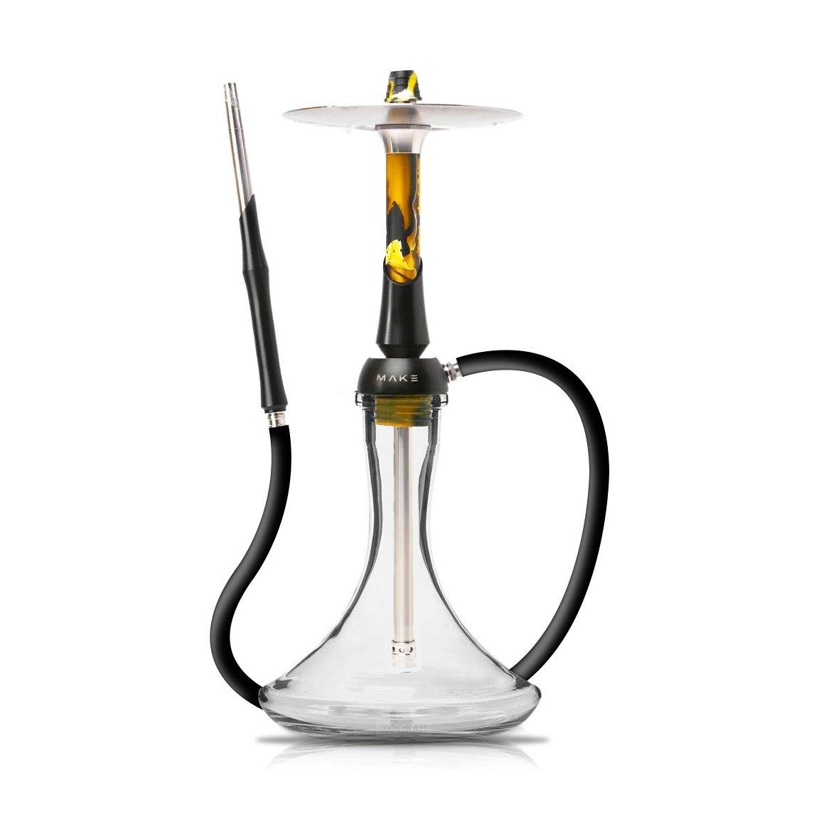 Make Hookah With Base Shisha - Yellow Acrylic