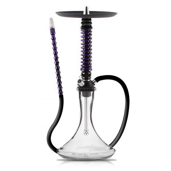 Mamay Customs Coilover Mini Black Purple Shisha