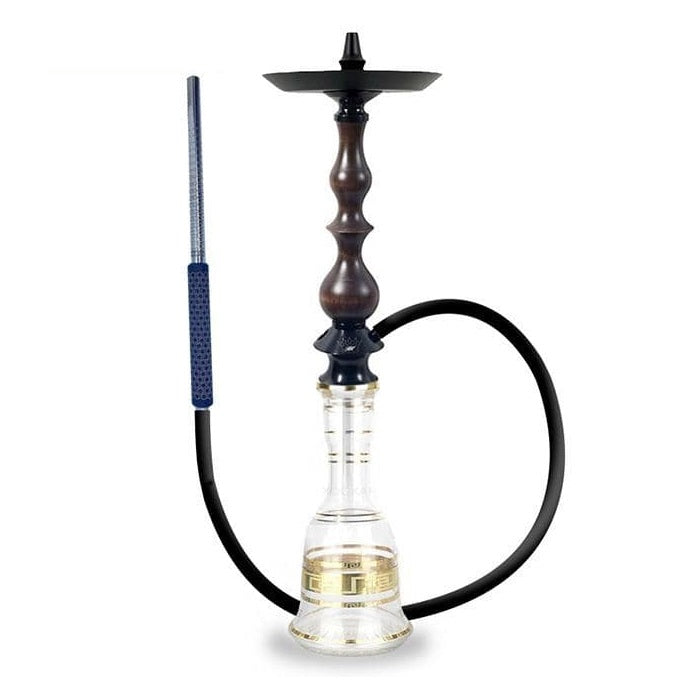 Regal Hookah Queen With Boho Base - Nutwood