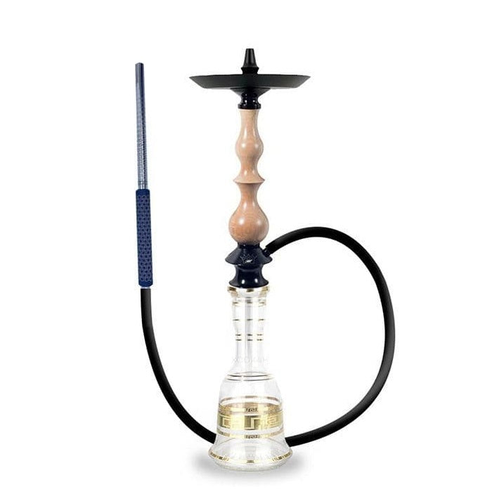 Regal Hookah Queen With Boho Base - Pinewood