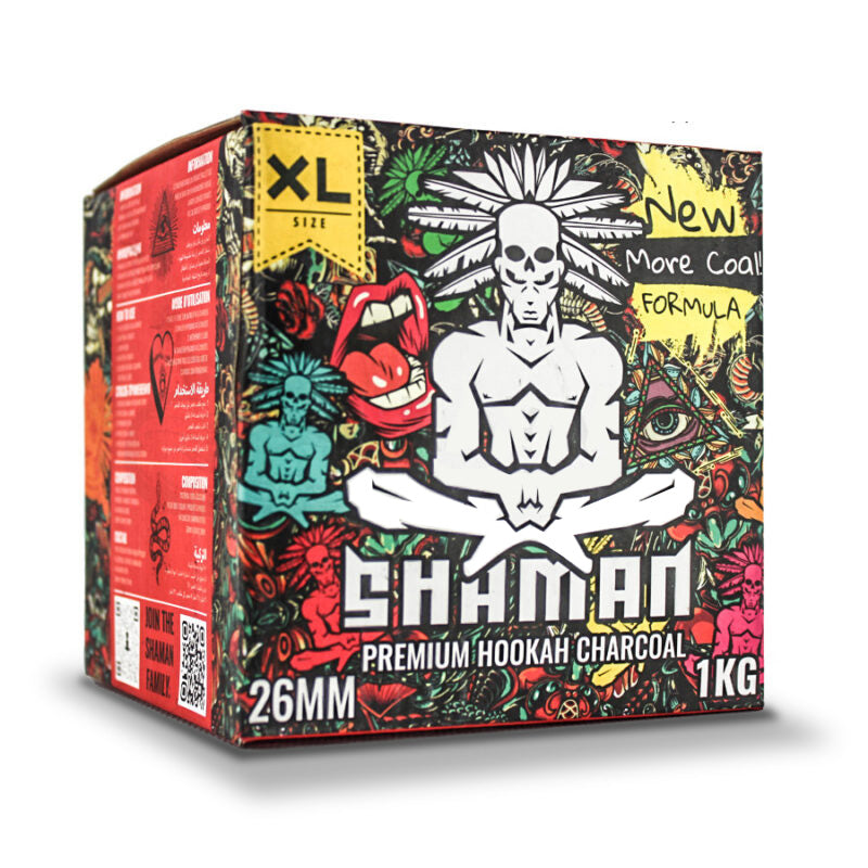 Shaman Coconut Charcoal 1kg (26mm)