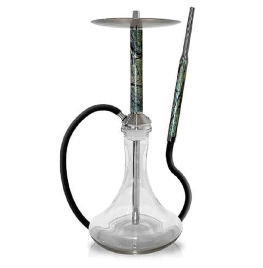 Special Hookah Stainless Steel With Base - Bidasar Green