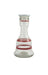 Khalil Mamoon Egyptian Red Stripe Shisha Vase - shishagear london uk