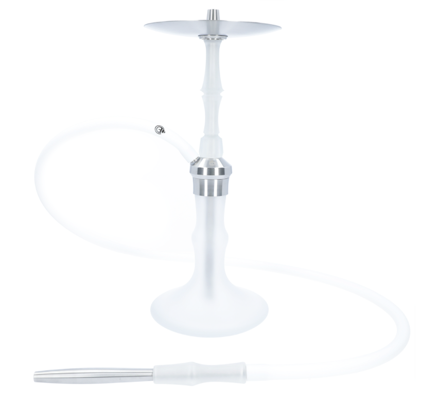 El-Badia M5 Hookah - Silver White